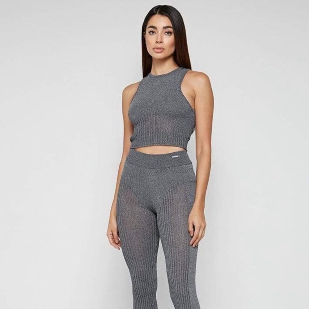 COPY - Maniere De Voir- Knitted Top and Leggings Set
